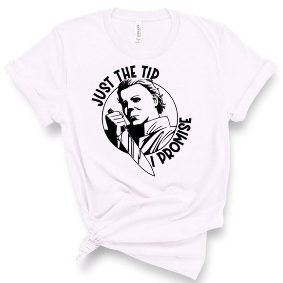 Michael Myers Just The Tip Tshirt - Picture 1 of 3